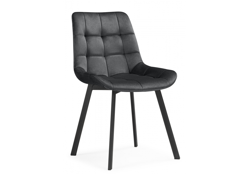 фото стул крутящийся woodville челси 360 темно-серый (zd 995) / черный 626091 | 220svet.ru