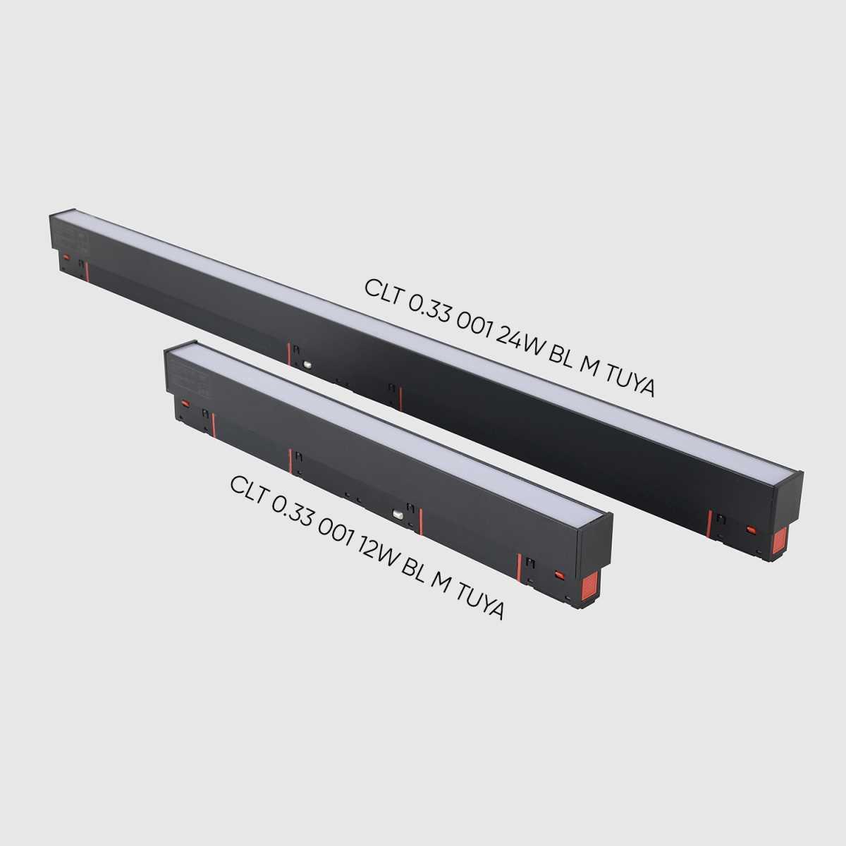 фото трековый магнитный светильник crystal lux clt 0.33 001 12w bl m tuya | 220svet.ru