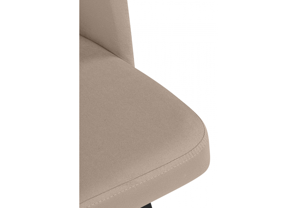 фото стул на металлокаркасе woodville курбис бежевый / черный 642919 | 220svet.ru