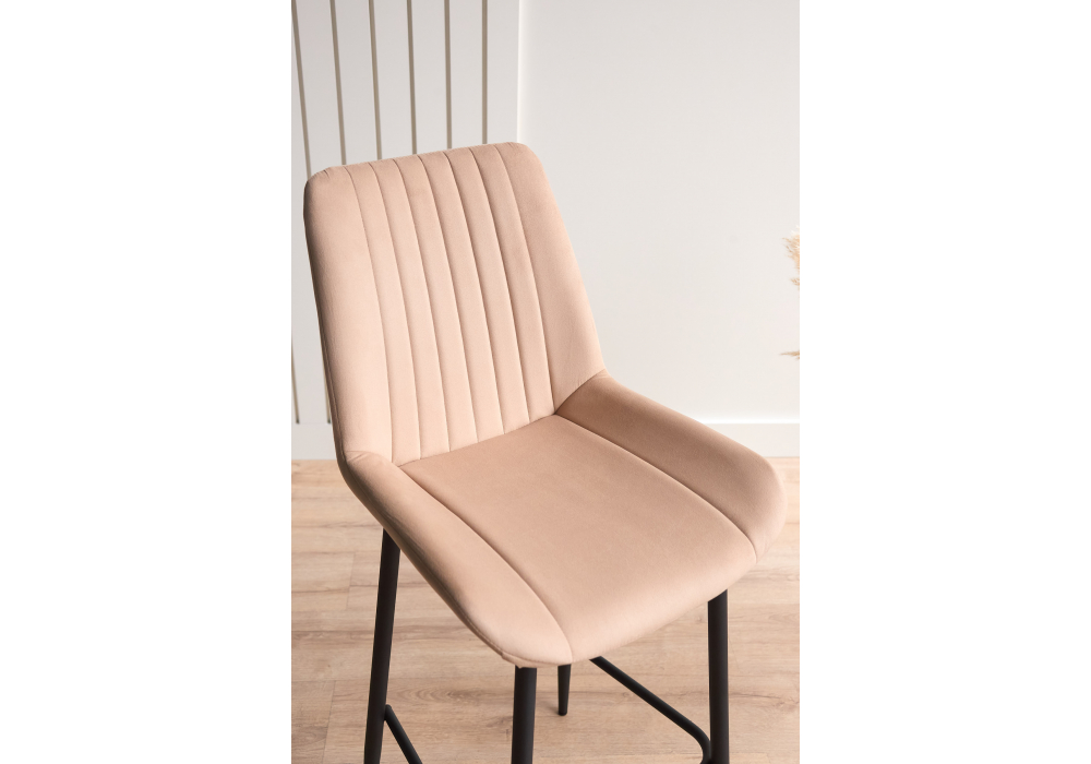 фото барный стул woodville седа бежевый / черный 632597 | 220svet.ru