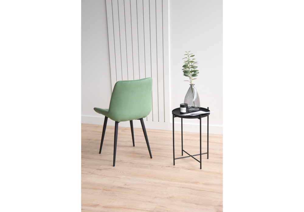 фото стул на металлокаркасе woodville седа фисташковый (zd 651) / черный 632415 | 220svet.ru