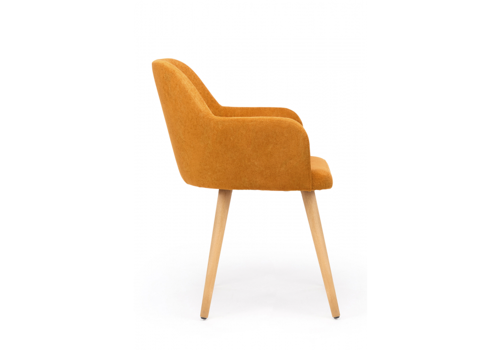 фото стул деревянный woodville инфини терракота (ocean 015) / светлое дерево 631719 | 220svet.ru