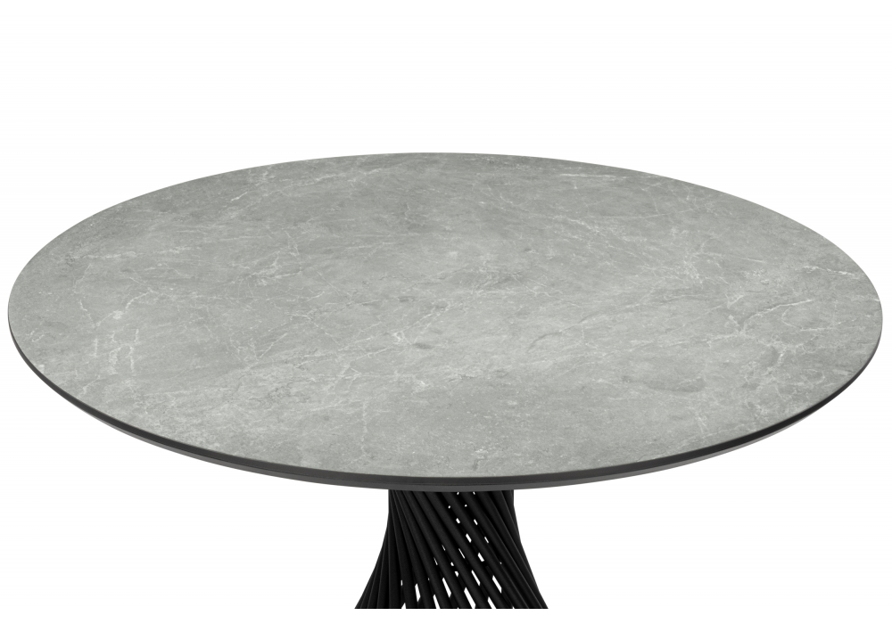 фото керамический стол woodville вивиен 110 dolmen cris sahara / черный 625624 | 220svet.ru