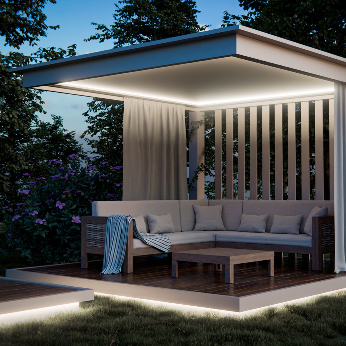 фото светодиодный неон apeyron 10w/m 120led/m 2835smd белый 5m 17-301 | 220svet.ru