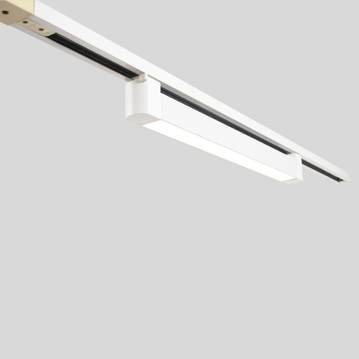 фото трековый однофазный светодиодный светильник crystal lux clt 0.31 010 18w wh m4000k | 220svet.ru