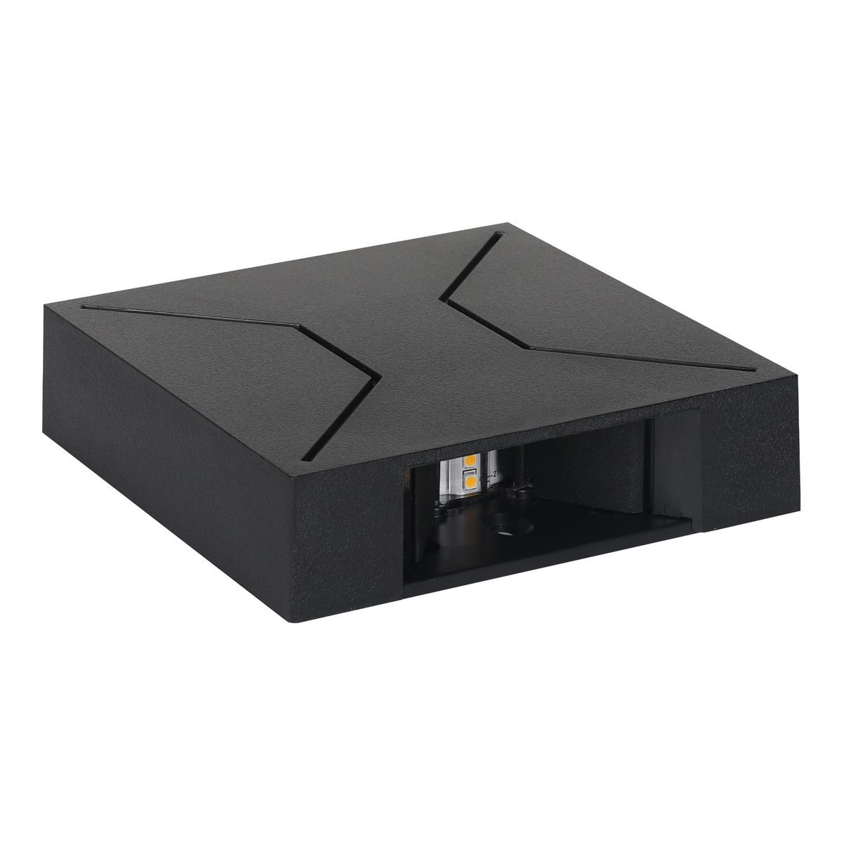 фото уличный настенный светильник uniel ulu-p32b-4w/4000k ip65 black ul-00013620 | 220svet.ru