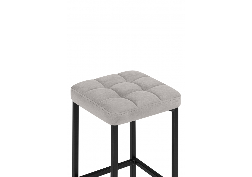 фото барный стул woodville лофт серый (катания сильвер) / черный 670075 | 220svet.ru