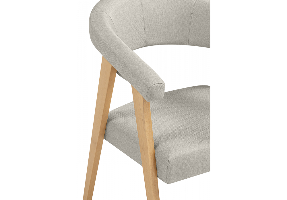 фото стул деревянный woodville невада 2 натуральное дерево / ткань 135 664666 | 220svet.ru