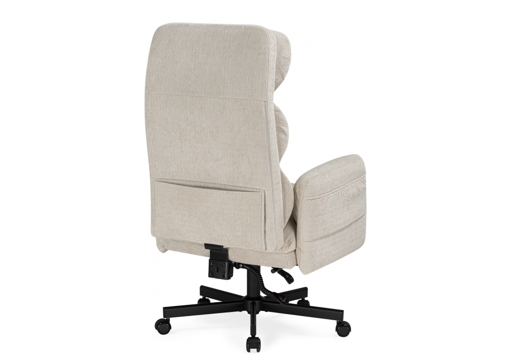 фото офисное кресло woodville restore бежевый / черный 15946 | 220svet.ru