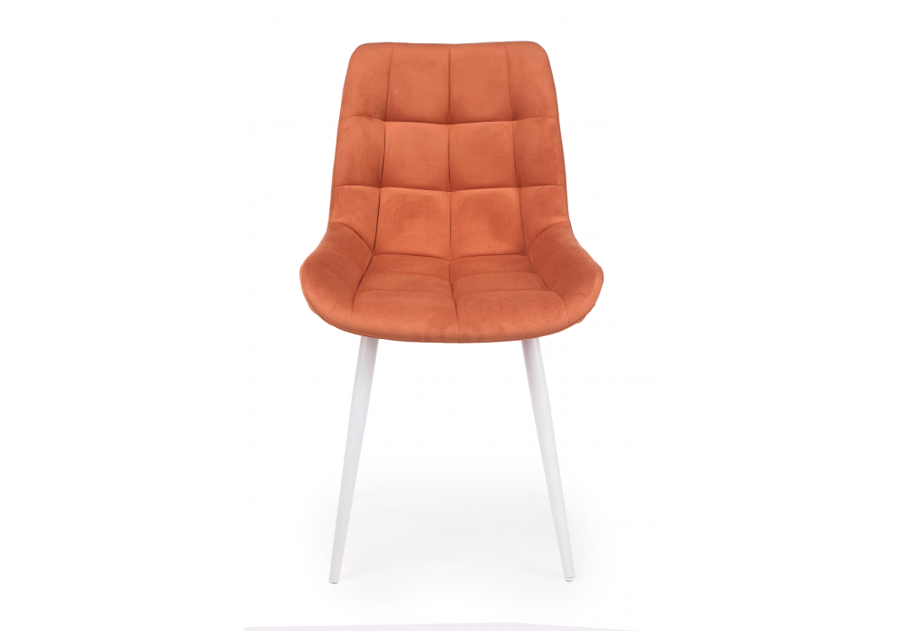 фото стул на металлокаркасе woodville челси к терракотовый (zd 432) / белый np 632522 | 220svet.ru