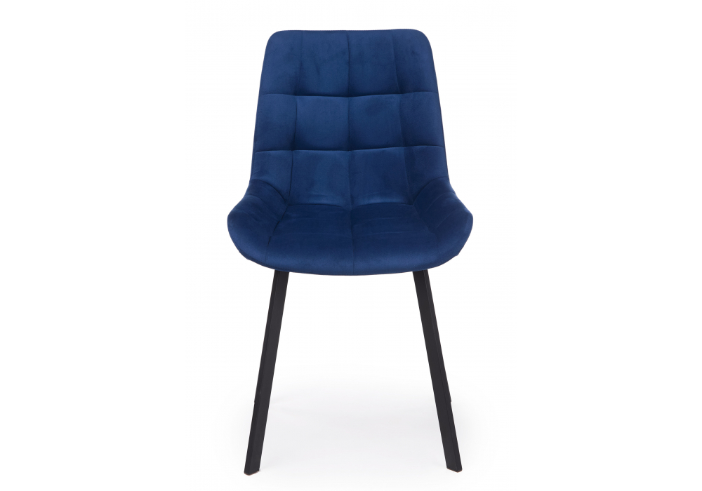 фото стул на металлокаркасе поворотный woodville челси 360 п синий (zd 798) / черный np 632533 | 220svet.ru