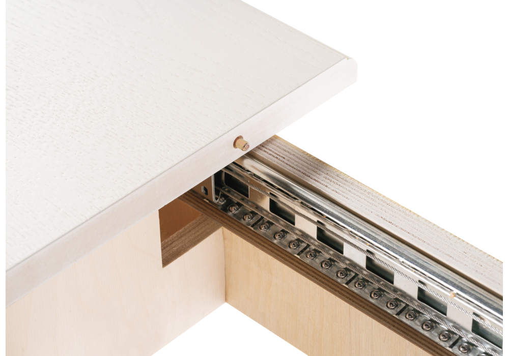 фото стол деревянный woodville морнит слоновая кость / золото 575482 | 220svet.ru