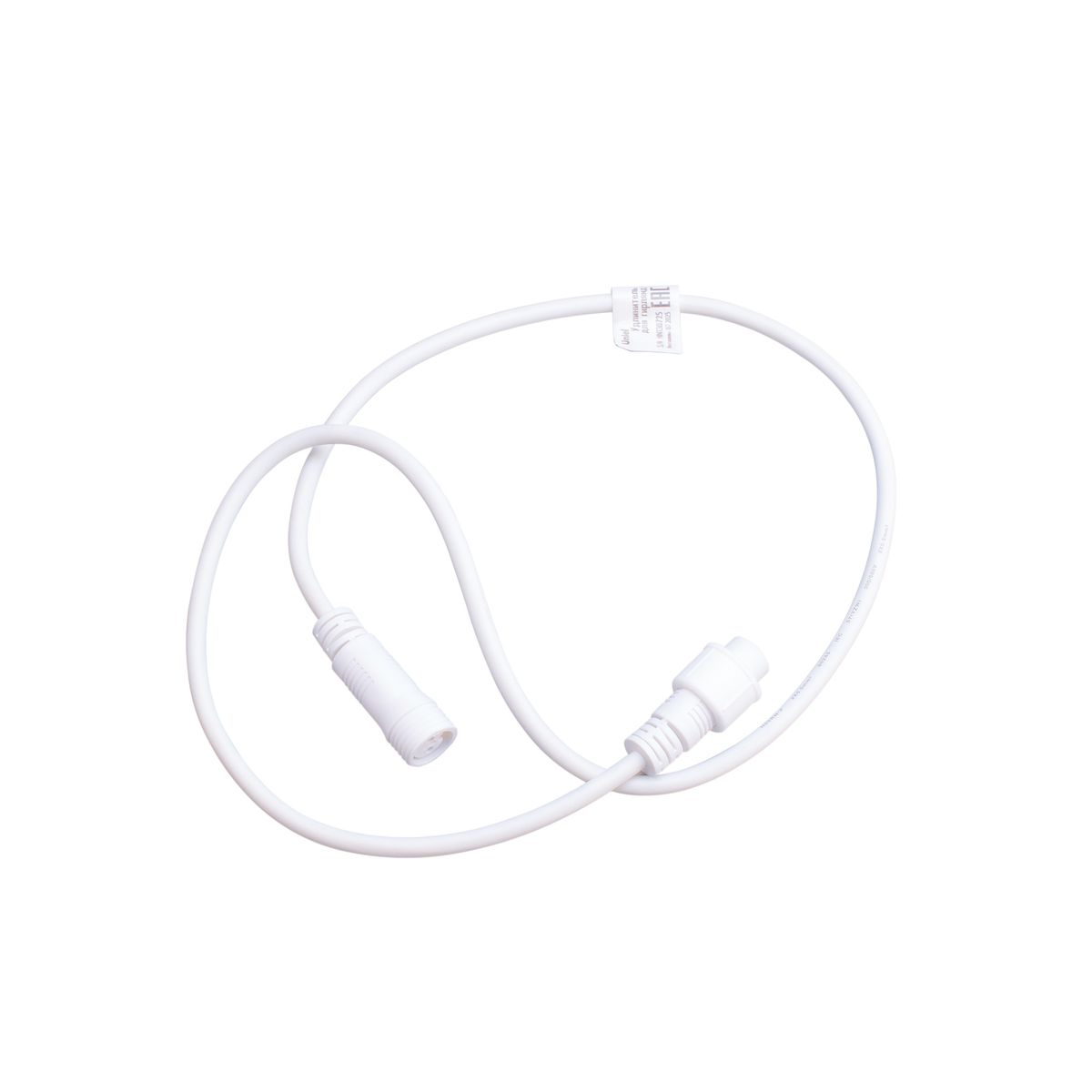 фото удлинитель для гирлянд uniel ucx-f90 e/1m/wh ul-00013222 | 220svet.ru