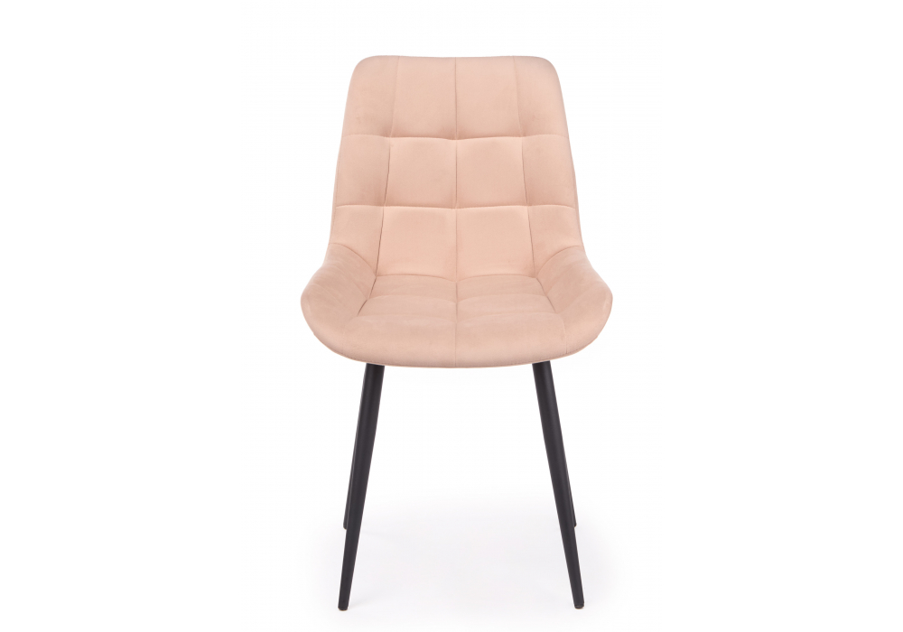 фото стул на металлокаркасе woodville челси к бежевый (zd 210) / черный np 632473 | 220svet.ru