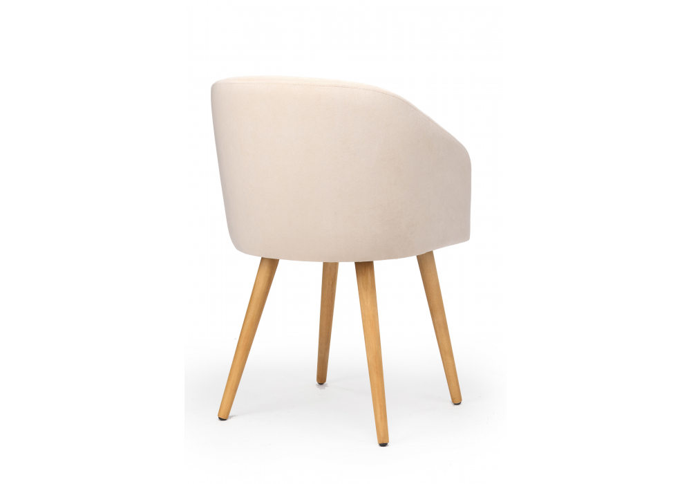 фото стул деревянный поворотный woodville монер 360 бежевый (glory 03) / светлое дерево 632630 | 220svet.ru