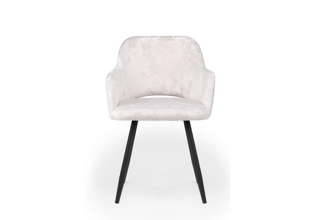 фото стул вращающийся на металлокаркасе woodville эолин 360 светло-бежевый (simple 011) / черный 631691 | 220svet.ru