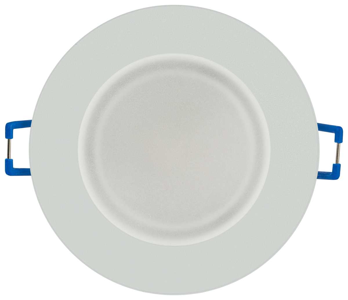 фото светильник встраиваемый декоративный эра dk103 wh под лампу mr16 gu5.3 белый б0058390 | 220svet.ru