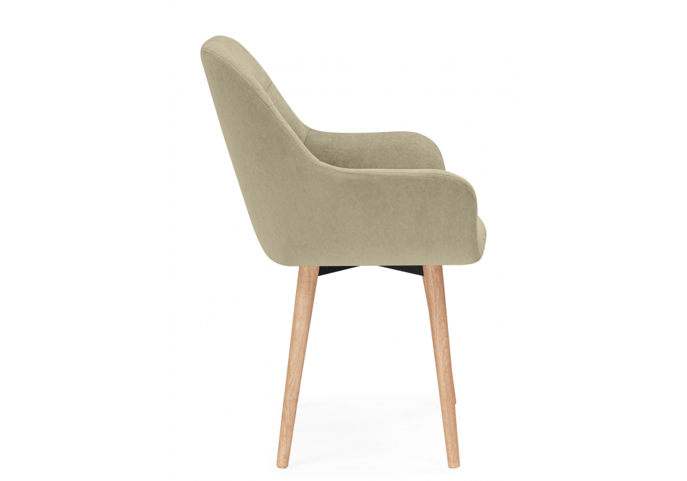 фото стул деревянный поворотный woodville флюид 360 бежевый (zd 210) / светлое дерево 642973 | 220svet.ru