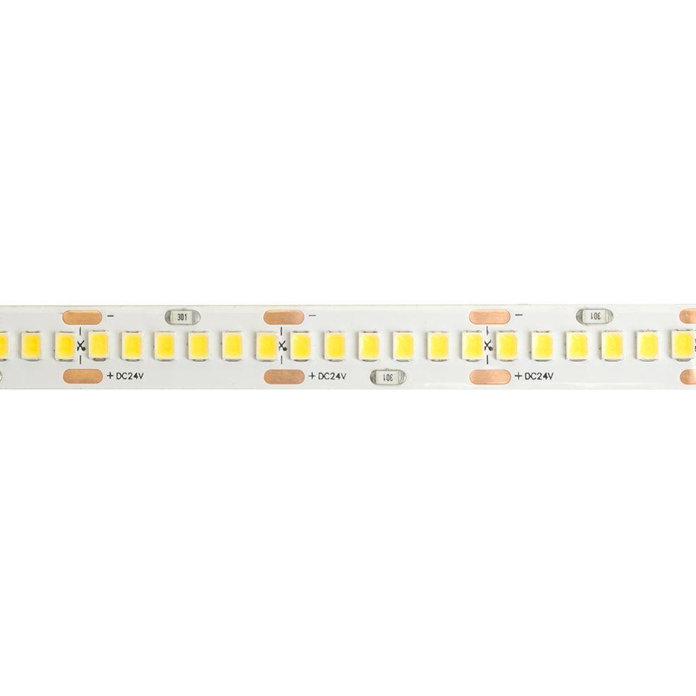фото светодиодная лента feron 22w/m 240led/m 2835smd теплый белый 5м ls503 48829 | 220svet.ru