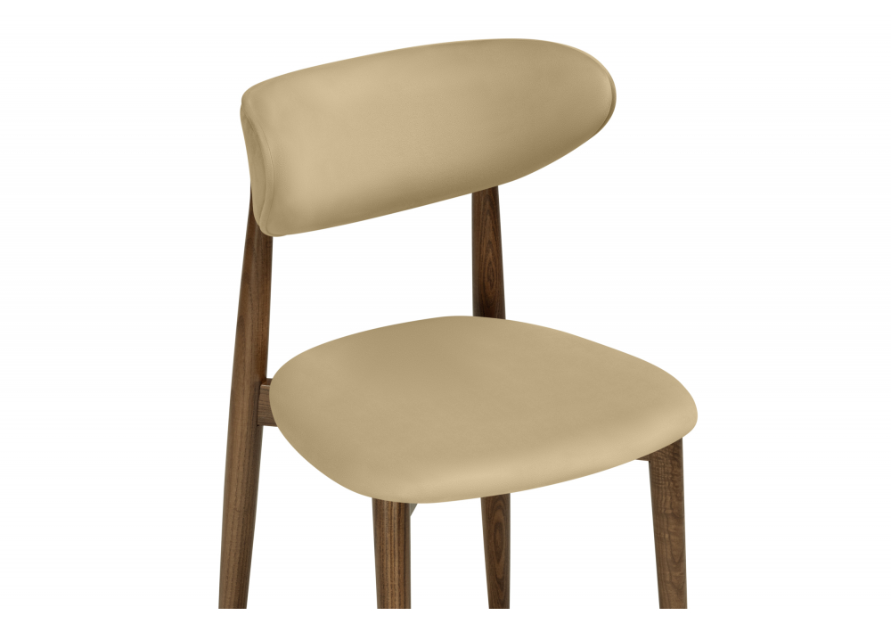 фото стул деревянный woodville фарго бежевый / миланский орех 619697 | 220svet.ru