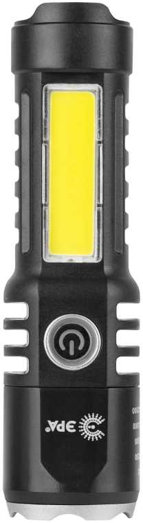 фото светодиодный фонарь эра ua-403 универсальный аккумуляторный 5 вт led + 3 вт cob оптический zoom 4 режима usb type c б0069805 | 220svet.ru