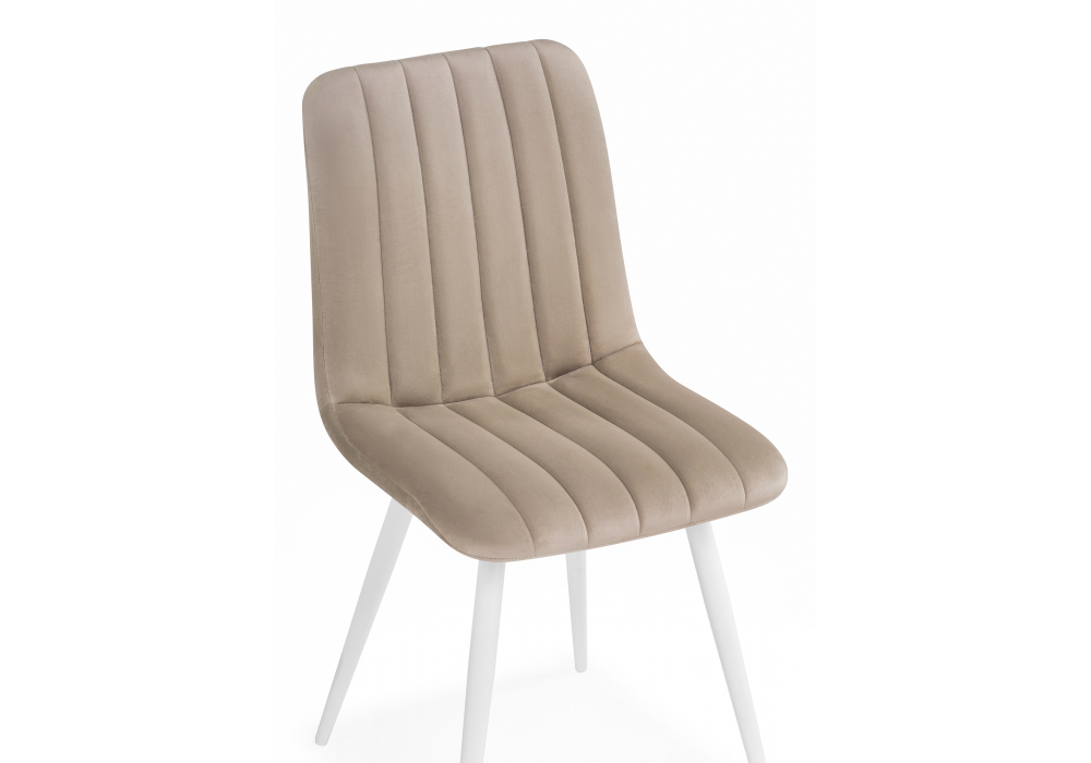 фото стул на металлокаркасе woodville дани бежевый (zd 210) / белый np 632293 | 220svet.ru
