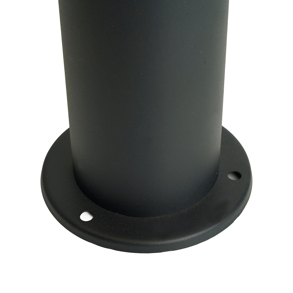 фото светильник садово-парковый feron dh042-1100, техно столб, 18w e27 230v, черный 51525 | 220svet.ru