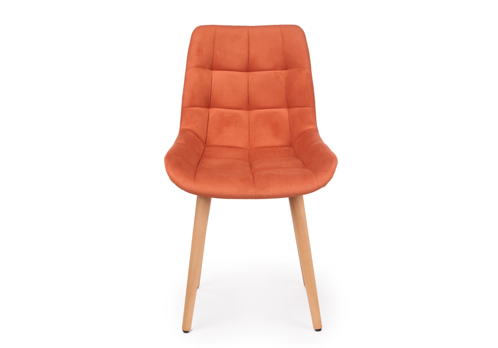 фото стул деревянный поворотный woodville челси 360 терракотовый (zd 432) / светлое дерево 632523 | 220svet.ru