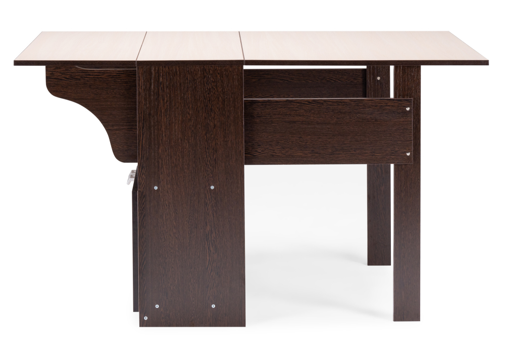 фото стол-книжка woodville симоне венге / дуб молочный 474292 | 220svet.ru