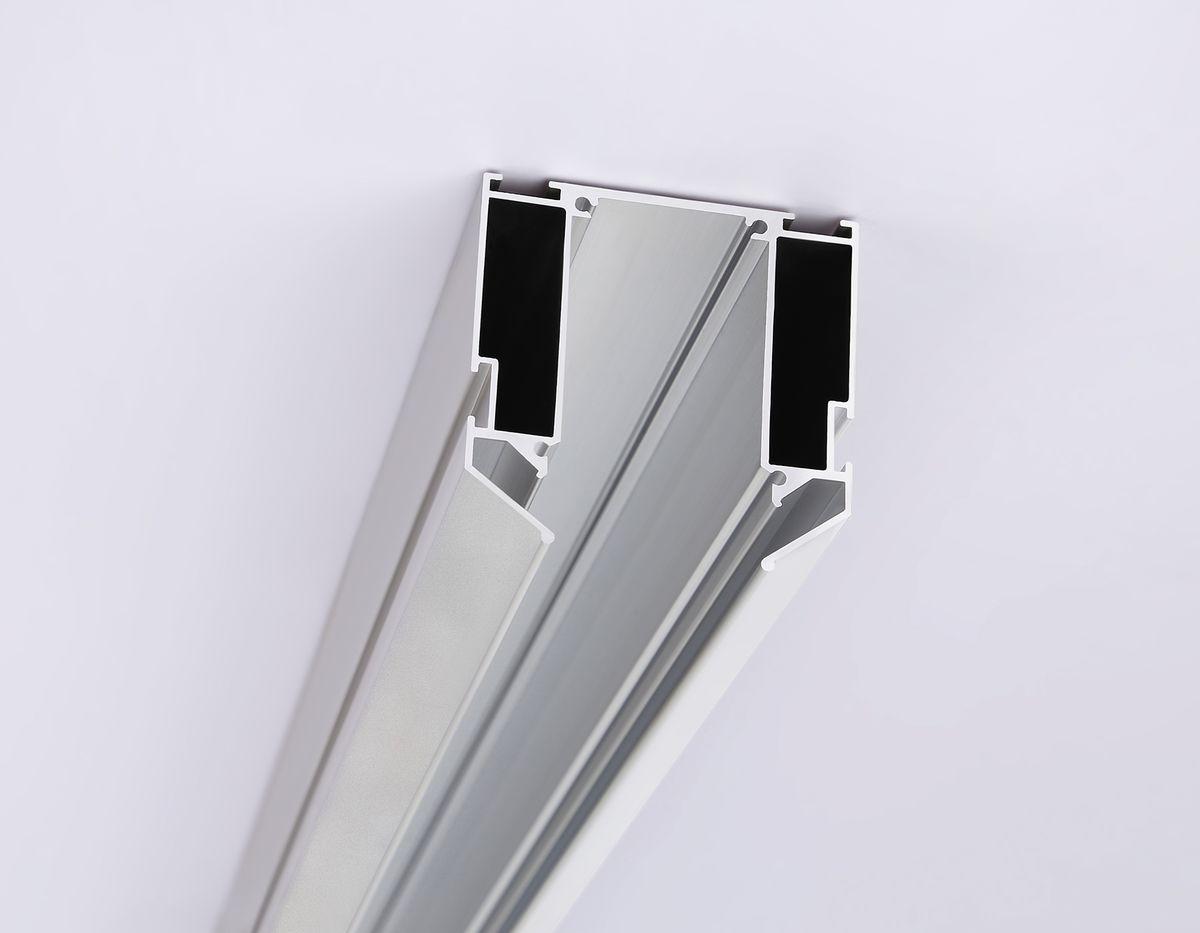 фото корпус в натяжной потолок для накладного шинопровода ambrella light track system magnetic 220v gl1013 | 220svet.ru