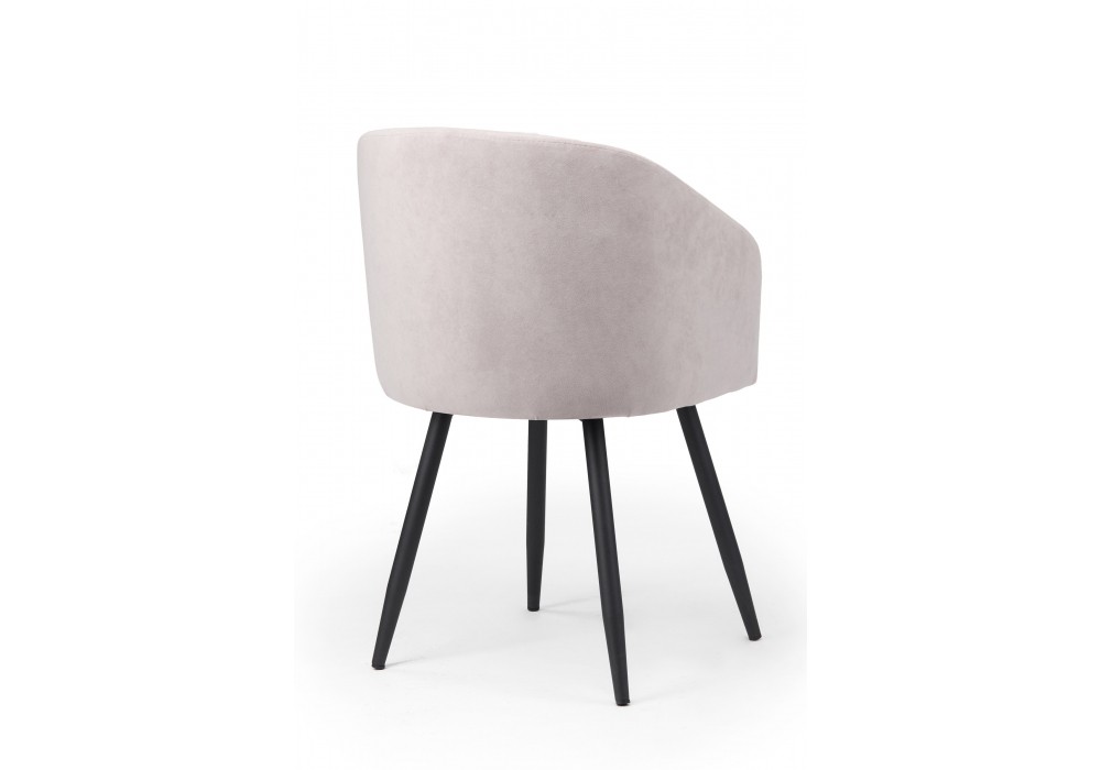 фото стул на металлокаркасе woodville монер 360 светло-серый (glory 36) / черный 632643 | 220svet.ru