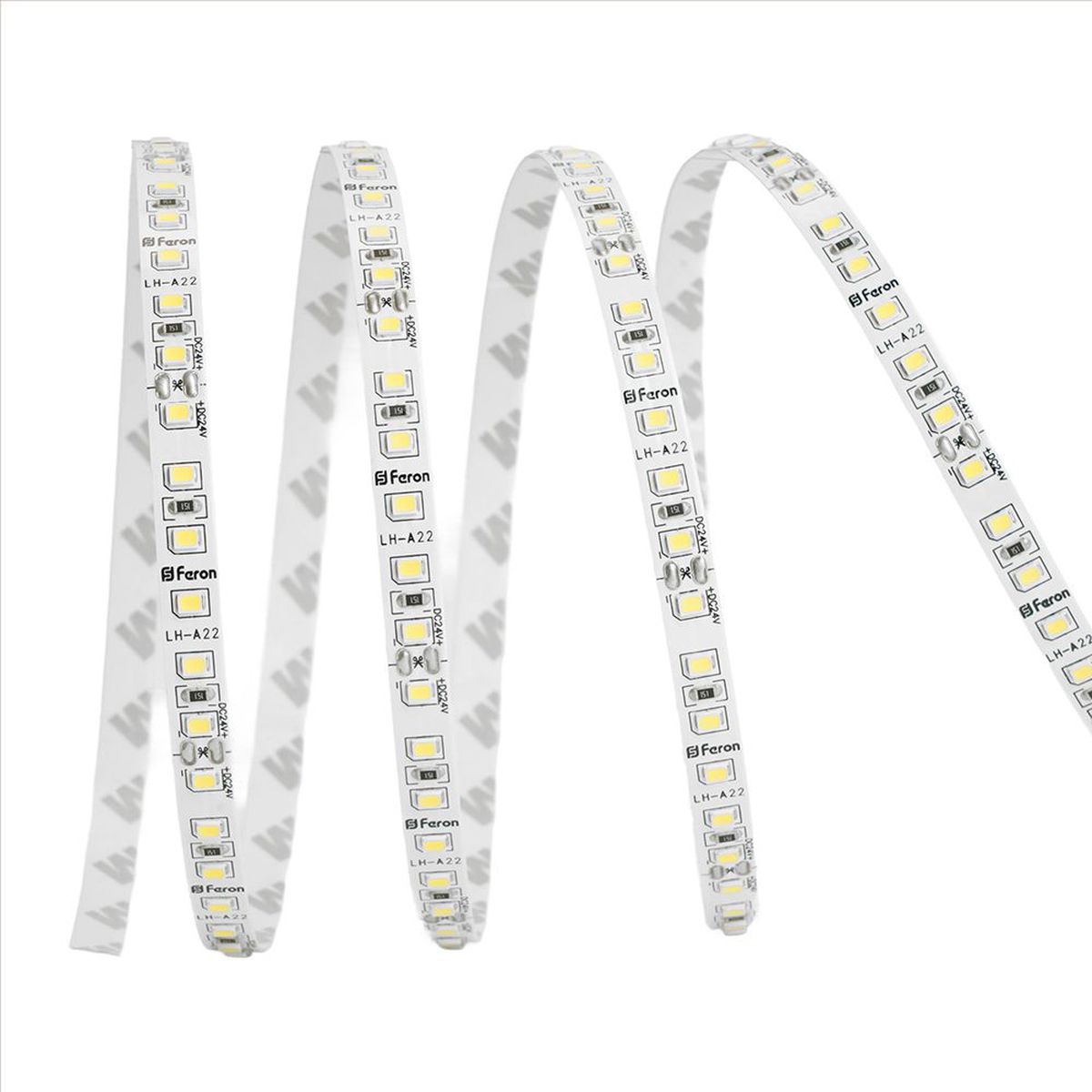 фото светодиодная лента feron 11w/m 120led/m 2835smd 4000к 30m ls501 53087 | 220svet.ru