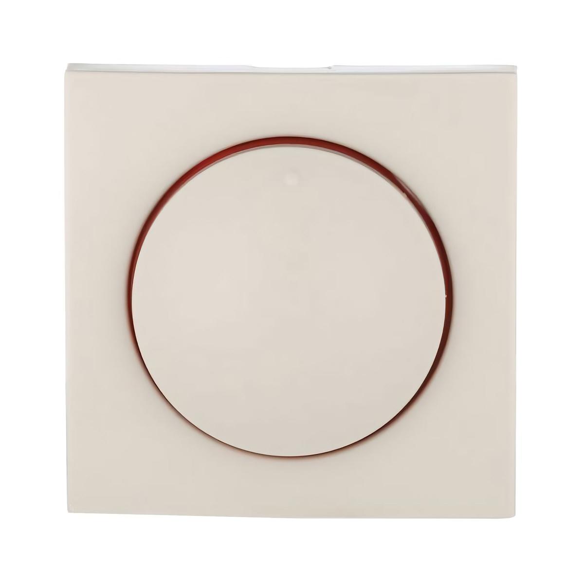 фото накладка lk studio светорегулятора с красной световой индикацией (бежевый) 867201-1 | 220svet.ru