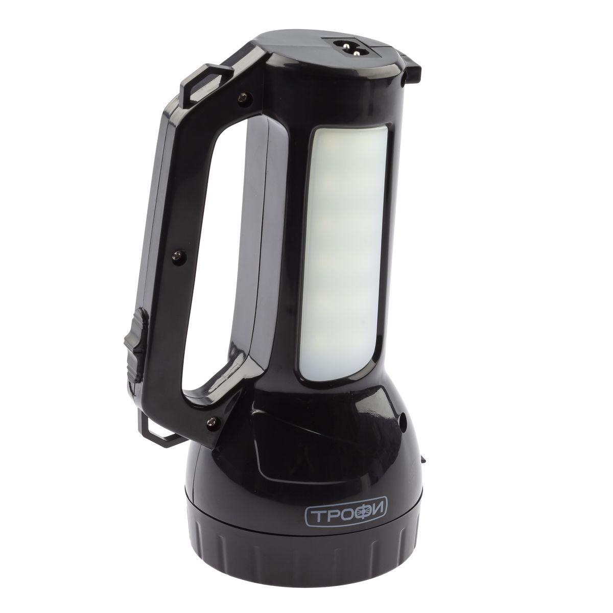 фото фонарь-прожектор светодиодный эра аккумуляторный 170х105х75 100 лм pa-504 б0042439 | 220svet.ru