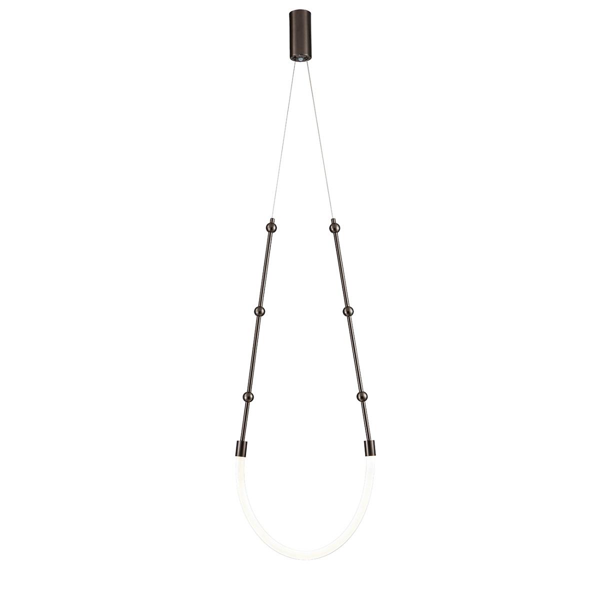 фото подвесной светодиодный светильник indigo corda 14010/1p chrome v000059l | 220svet.ru