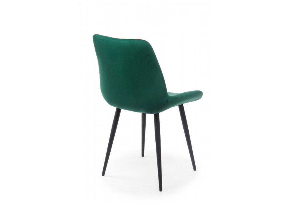 фото стул на металлокаркасе woodville седа зеленый (zd 667) / черный 632422 | 220svet.ru