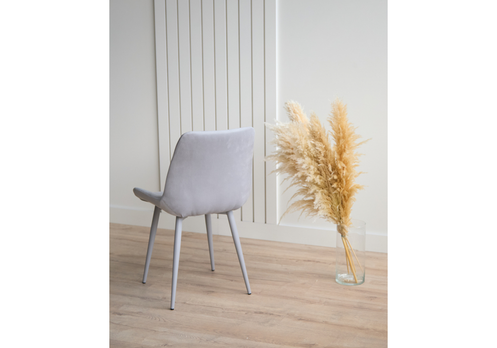 фото стул на металлокаркасе woodville челси к светло-серый (zd 960) / серый np 632448 | 220svet.ru