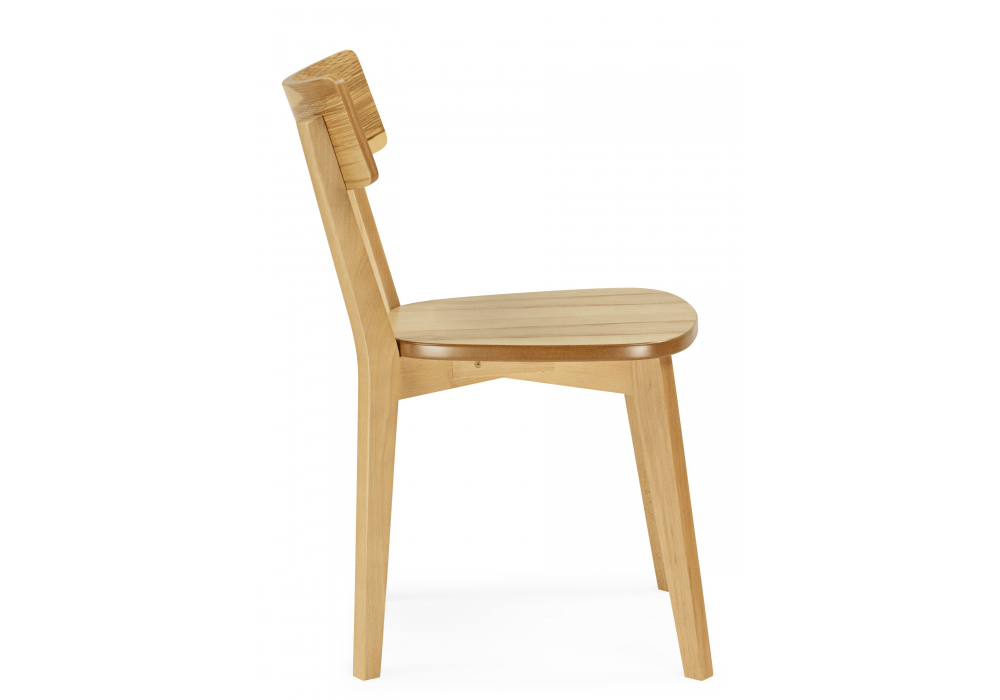 фото стул деревянный woodville линда жесткое сидение дуб / вивид дуб 639335 | 220svet.ru