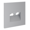 Миниатюра фото накладка для розетки tv+rj45 кат. 6 voltum s70 vls002716 (серый) | 220svet.ru