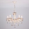 Миниатюра фото подвесная люстра с хрусталем eurosvet elisha 3281/5 | 220svet.ru