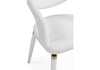 Миниатюра фото стул на металлокаркасе woodville palma white / white and gold 15929 | 220svet.ru