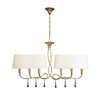 Миниатюра фото подвесной светильник mantra paola painted gold 3541 | 220svet.ru