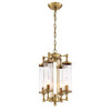 Миниатюра фото люстра regis 4 brass delight collection | 220svet.ru