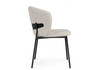 Миниатюра фото стул на металлокаркасе woodville рикко бежевый (05 beige) / черный 674676 | 220svet.ru