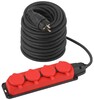 Миниатюра фото удлинитель силовой эра uk-4e-3x1,5-50m-ip44(kg) с заземлением 4 розетки каучук 50м кг 3х1,5мм2 ip44 б0057590 | 220svet.ru
