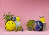 Миниатюра фото зеркало smiley seletti | 220svet.ru