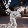 Миниатюра фото светодиодная фигура "световой олень" 1,6м белый 24в, ip65 ltc lc-13162 | 220svet.ru