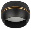 Миниатюра фото накладной светильник эра ol13 gx53 bk/gd б0049036 | 220svet.ru