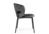 Миниатюра фото стул на металлокаркасе woodville рикко темно-серый (h-15) / черный 674674 | 220svet.ru
