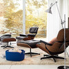 Миниатюра фото пуф eames lounge roomers ec-015/a5351 walnut | 220svet.ru